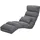 Hti-Living Relaxliege Maribel Velvet 1 x 1 x 1 cm Grau