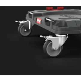 QBRICK System PRO Transport Platform Transportwagen 506 x 325 x 140 mm mit 4 Lenkrollen Und 2 Bremsen -