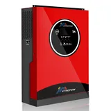 ETREPOW 5500W Hybrid Wechselrichter 48V DC auf 230V AC Reiner Sinus Solar Off Grid Wechselrichter mit 100A MPPT-Solarladeregler Max.PV-Eingang 450V, kann Blei-Säure- oder Lithium-Batterien verwenden