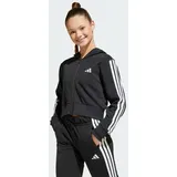 Adidas Essentials Reißverschlusspullover Black / White 128
