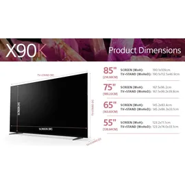 Sony BRAVIA XR-65X90K 65" Full Array LED 4K UHD