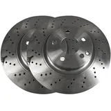 VAICO Bremsscheibe Vorderachse, gelocht/innenbel., Original VAICO Qualität