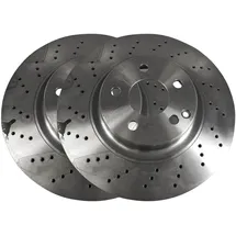 VAICO Bremsscheibe Vorderachse, gelocht/innenbel., Original VAICO Qualität