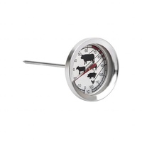 Schneider Grillgeräte GmbH & Co.KG Feuerstelle Schneider Bratenkern-Thermometer aus Edelstahl Fleischthermometer