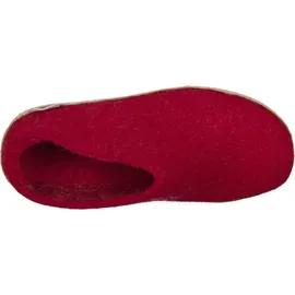 Glerups Pantoffeln Rot 42