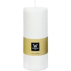 Wiedemann Kerzen 100% Stearin Kerze Weiß 160 x Ø 68 mm