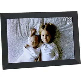 TFA Dostmann FRAMEO App Digitaler WiFi-Bilderrahmen 10.1 Zoll 1280 x 800 Pixel 32 GB Schwarz
