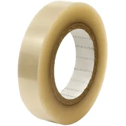 S•K•S Doppelseitiges Klebeband mit Polyester-Träger 960, Transparent, 100 mm x 66 m, Silikonkleber, 0,085 mm