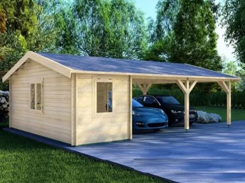 Carport aus Holz DOUBLE