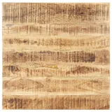 vidaXL Tischplatte Massivholz 25-27 mm 80 x 80 cm