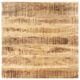 vidaXL Tischplatte Massivholz 25-27 mm 80 x 80 cm