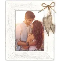 ZEP Lille white 13x18 Holz Portrait mit Herzen RE657W