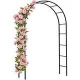 Gardebruk Rosenbogen 240 x 140 x 37 cm Schwarz