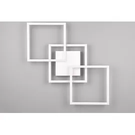 Trio Trail 1 LED Deckenleuchte 74 x 7 cm weiß matt
