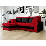 Mirjan24 Ecksofa Kris, Stilvoll Eckcouch, mit Schlaffunktion, Zwei Bettkasten, L-Form Couch, Schlafsofa (Mikrofaza 0022 + Mikrofaza 0015)