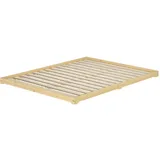 Erst-Holz Futonbett 160 x 200 cm Braun