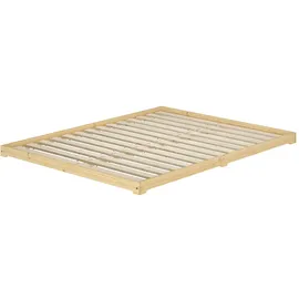 Erst-Holz Futonbett 160 x 200 cm Braun