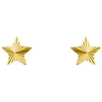 Amor Paar Ohrstecker »Sternchen, 2015247«, gelbgoldfarben