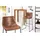 Riess-Ambiente Barhocker Django 1 St 45 x 45 x 100 cm Vintage Braun/Schwarz