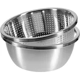 Gräwe Seiher und Schüssel Set 2-teilig Ø 28 cm Edelstahl