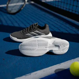 adidas GameCourt 3 Schwarz/Silber Metallic/Weiß 44