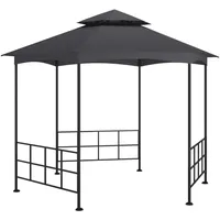 VidaXL Pavillon mit Seitenwänden 3,1x2,7 m Anthrazit
