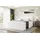 altdecor Boxspringbett mit Matratze, Topper, Polsterbett mit, Bettkasten MIAMI-Z KING - 160x200 - Weiß Kunstleder