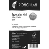 Chronoplan Kalendereinlage Tagesplan Mini 2026