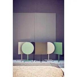 JAN KURTZ Vega Klapptisch Ø 67 x 70 cm Weiß/Grau
