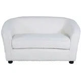 VCM Teddy Sofa 2 Personen für Kind weiß.