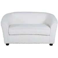 VCM Teddy Sofa 2 Personen für Kind weiß.