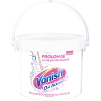 Vanish Oxi Action Weißer Booster – Fleckenentferner für Textilien & Weißheitsauffrischer – Wirksames Pulver ab 30 °C – 2,25 kg Topf