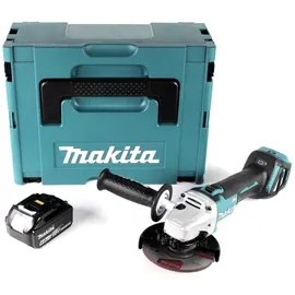 Makita DGA511G1J inkl. 1 x 6,0 Ah + Makpac Gr. 3