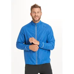 Laufjacke ENDURANCE "Lessend", Herren, Gr. XXL, blau, 100% Polyester, unifarben, sportlich, lang, hoch geschlossener Ausschnitt, Langarm, Jacken, mit reflektierenden Elementen