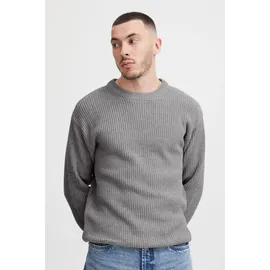 !Solid Rundhalspullover SDGorell", Herren, Gr. XXL, grau (griffin melange), Obermaterial: 70% Baumwolle CO recyc.. 30% Polyester Pol. recyc.., Pullover Rundhalspullover