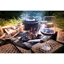 El Fuego Dutch Oven 3,5 l Gusseisen schwarz