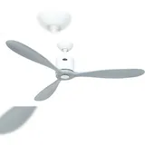 CasaFan Aeroplan Eco 132 cm Deckenventilator Weiß/Lichtgrau