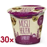 Hellma Müsli-Herzen Cranberry Müsli 30x 30,0 g, 30 St.