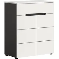 Xonox.home Schuhkommode Canu 80x94x37 cm in Korpus Basalt grau