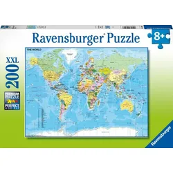 Ravensburger  12890 Puzzle Die Welt 200 Teile XXL 12890