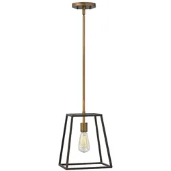 Fulton 1-flammige Pendelleuchte - Bronze und Messing - HK-FULTON-P
