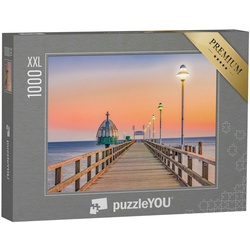 puzzleYOU Puzzle Puzzle 1000 Teile XXL „Vineta-Brücke, Ostseebad Zinnowitz auf Usedom“, 1000 Puzzleteile, puzzleYOU-Kollektionen Usedom