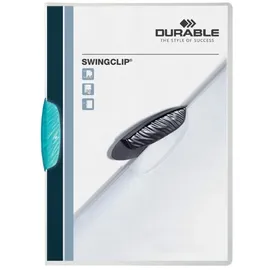 Durable Klemmhefter A4 Transparent/Blau