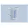 Hünersdorff Messkanne 2000 ml, PP, 2 Skalen geschlossener Griff, transparent
