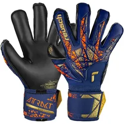 REUSCH Torwarthandschuhe Attrakt Gold X Evolution, premium blue / gold / black, 10