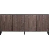 Woood Sideboard Gravure aus Eschenholz, Espresso