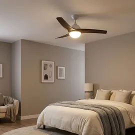 V-Tac Deckenventilator 132 cm Holzventilator Braun