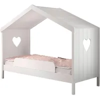 Vipack Hausbett »Amori, inkl. Dach, Rückseitig offen, mit Rolllattenrost«, (B/H/T ca.