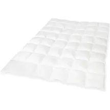Künsemüller Exclusiv Faserbettdecke warm 200 x 200 cm Daunen-Feeling durch modernste Fasertechnologie - Weiß