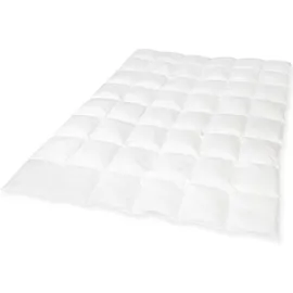 Künsemüller Exclusiv Faserbettdecke warm 200 x 200 cm Daunen-Feeling durch modernste Fasertechnologie - Weiß